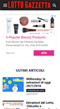 Mobile Screenshot of lottogazzetta.it